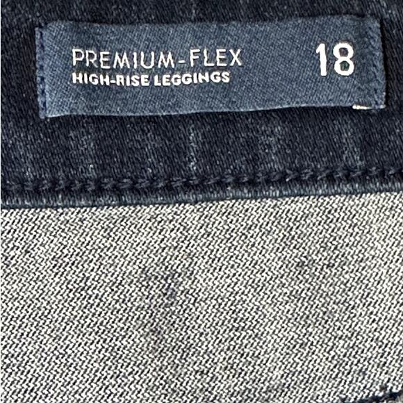 J.Jill Denim Premium-Flex High-Rise Leggings Blue Women's Plus Size 18 Casual - Picture 8 of 11